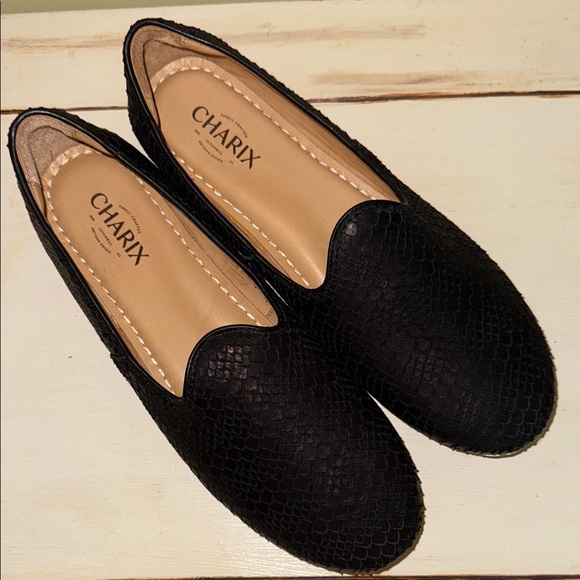 Charix Classic Wild Black Slip-ons